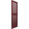 Ekena Millwork Lifetime Vinyl, TailorMade Cathedral Top Center Mullion, Open Louver, Shutter Loks, LL1C14X04100WN, PR LL1C14X04100WN - alternate 5